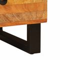 vidaXL Úložný vysoký stolík Hnedá 60 x 33 x 100 cm Masívne mango drevo