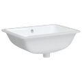 vidaXL Kúpeľňové umývadlo biele 52x38,5x19,5 cm obdĺžnikové keramické