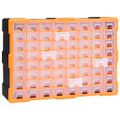 vidaXL Organizér so 64 zásuvkami 52x16x37,5 cm