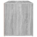 vidaXL Lavica do chodby 80x40x45 cm sivý dub sonoma spracované drevo