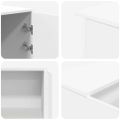 vidaXL Recepčný pult biely 180x50x103,5 cm, umelé drevo