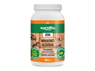 Prípravok proti mravcom AGROBIO Atak PYR Chrysanthemum 300g