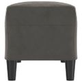 vidaXL Lavička tmavosivá 100x35x41 cm zamat