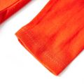 vidaXL Detské tričko s dlhými rukávmi žiarivo oranžové 104