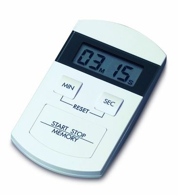 38.2005.02 TFA Digitálny časovač a stopky s pamäťovou funkciou, bielo/sivý