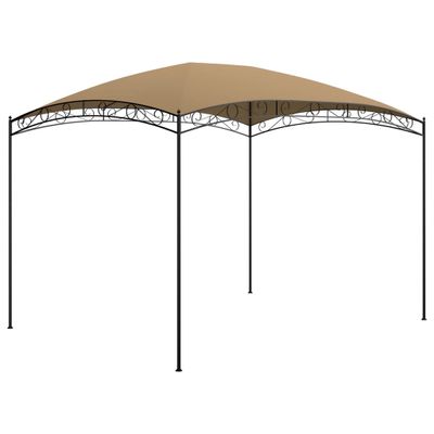 vidaXL Altánok 3x4x2,65 m sivohnedý 180 g/m²