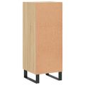 vidaXL Komoda dub sonoma 34,5x34x90 cm spracované drevo