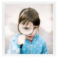vidaXL Fotorámiky na stôl, koláž 3 ks, biele 30x30 cm, MDF