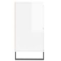 vidaXL Komoda vysoký lesk biela 60x35x70 cm spracované drevo