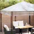 vidaXL Náhradný kryt pre altánok 300 x 300 x 26 cm Priehľadná PVC