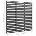 vidaXL Plotový panel, WPC 180x180 cm, sivý