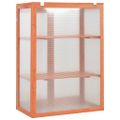 vidaXL Skleník, drevo 75x47x109 cm