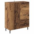 vidaXL Highboard 2 ks Staré drevo 69,5 x 34 x 180 cm Kompozitné drevo
