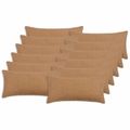 vidaXL Poťah na podložku 12 pcs HEERLEN Béžová 40 x 80 cm Bouclé