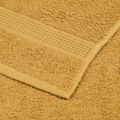vidaXL Saunové osušky FROGN 2 ks zlaté 80x200 cm 360 g/m²