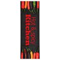 vidaXL Kuchynská rohožka prateľná 45x150 cm Hot&Spicy
