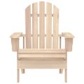 vidaXL Záhradná stolička Adirondack so stolíkom jedľový masív