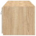vidaXL TV nástenné skrinky s LED svetlami 2 ks dub sonoma 60x35x31 cm