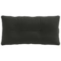 vidaXL Vankúš na chrbát PUTTEN 100% polyester Čierna 70 x 40 x 10 cm