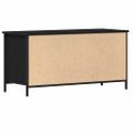 vidaXL TV skrinka 100 x 40 x 50 cm Čierny dub Kompozitné drevo