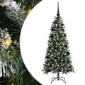 vidaXL Umelý vianočný stromček Zelená 120 cm PVC, plast a oceľ