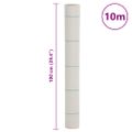 vidaXL Membrána proti burine biela 1x10 m PP