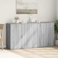 vidaXL Komody 2 ks sivé sonoma 79x38x80 cm kompozitné drevo