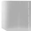 vidaXL Obrubník trávnika 4 ks 100 x 45 cm Oceľ Strieborná