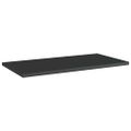 vidaXL Prídavné police 4 ks, lesklé čierne 60x30x1,5 cm, drevotrieska
