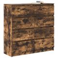 VidaXL Príborník Dub dymový 100x35x99 cm Konštruktérske drevo