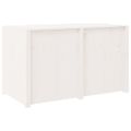 vidaXL Vonkajšia kuchynská skrinka MEPPEL biela 106x55x64 cm borovicový masív