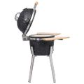 Záhradný keramický gril, údiareň Kamado, 33 cm