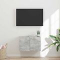 vidaXL TV nástenná skriňa 59,5 x 31 x 40 cm Betónová šedá