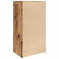 vidaXL Komoda so 6 zásuvkami, staré drevo 50x34x96cm, kompozitné drevo