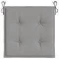 vidaXL Podložky na záhradné stoličky 6 ks 40x40x3 cm, oxfordská látka