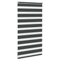 vidaXL Zebra roleta čierna 70x100 cm šírka látky 65,9 cm polyester