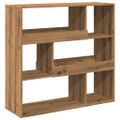 vidaXL Knižnica/deliaca stena dub artisan 100x33x94,5 cm