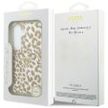 Obal Guess IML Leopard Print Triangle MagSafe pre Samsung Galaxy S26 hnedá
