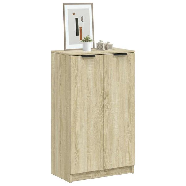vidaXL Botník dub sonoma 59x35x100,5 cm spracované drevo