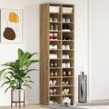 vidaXL Skrinka na topánky Artisan Dub 54x34x183 cm Engineered Wood