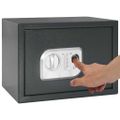 vidaXL Digitálny trezor so zámkom Tmavo šedá 35 x 25 x 25 cm Oceľ