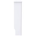 vidaXL Kryt na radiátor biely 78 cm MDF