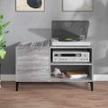 vidaXL Skrinka na platne sivá sonoma 84,5x38x48 cm kompozitné drevo