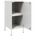 vidaXL Komody 2 ks biele 36x39x79 cm oceľ