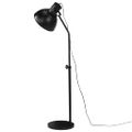 vidaXL Podlahová lampa 25 W čierna 30x30x90-150 cm E27