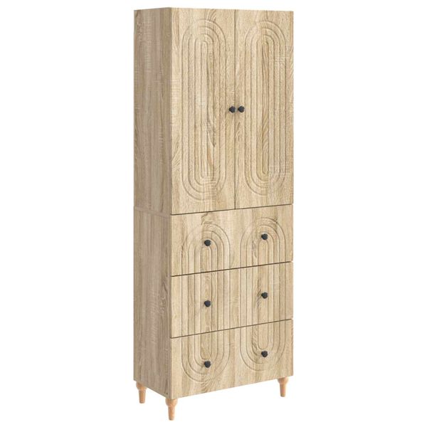 vidaXL Sada skríň 2 pcs 66 x 34,5 x 90 cm Kompozitné drevo