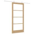 vidaXL Posuvné dvere ORKDAL 93 x 202 cm Prírodná