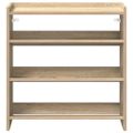 vidaXL Regál na topánky dub sonoma 60x25x62 cm spracované drevo