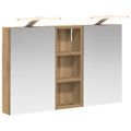 vidaXL Set kabinetov do kúpeľne 3 ks 80 x 10,5 x 50 cm
