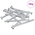 vidaXL Skrutka 1200 ks Strieborná M6 x 85 mm Oceľ